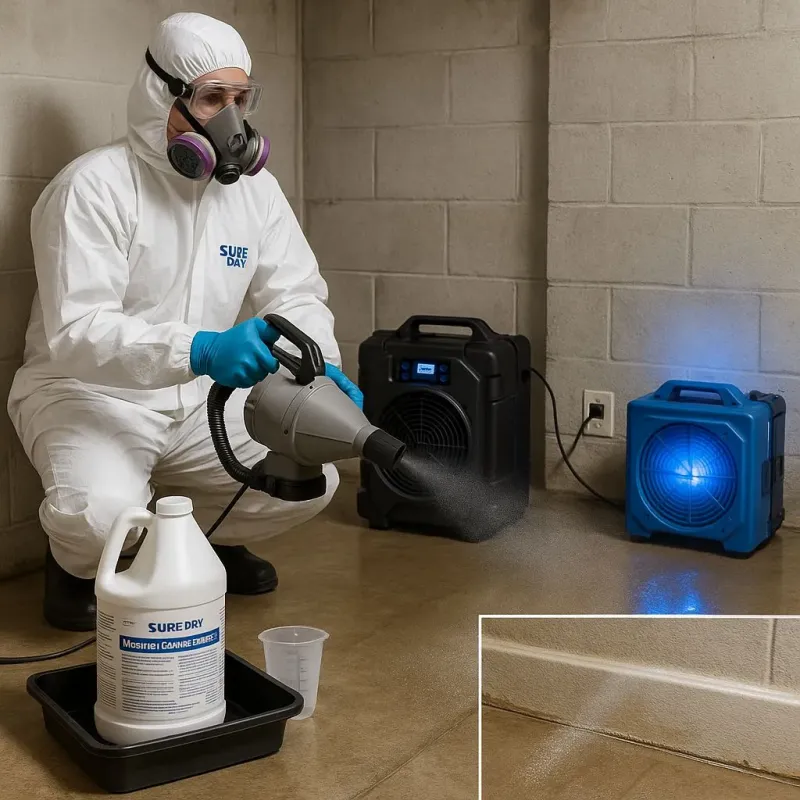 Sanitization and Odor Removal process in Orange Lake, NY